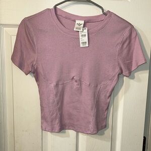 Pink crop top